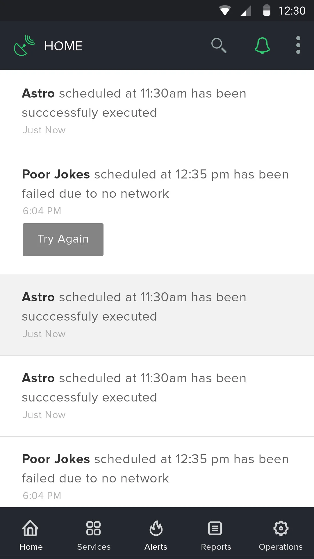 Final app UIs
